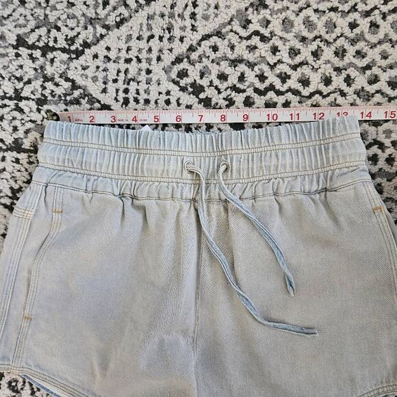 IRO Bleached Blue Denim Shorts Size 36 (US 4) - Picture 6 of 8